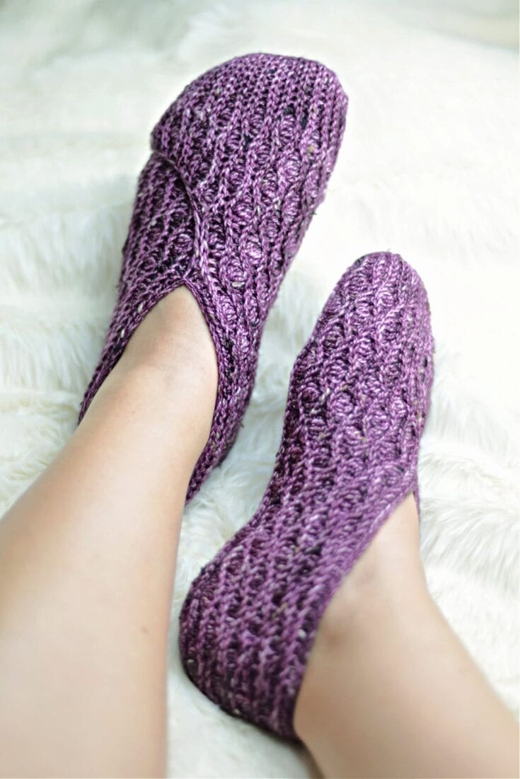 Image for Winter Waves Kimono Slippers