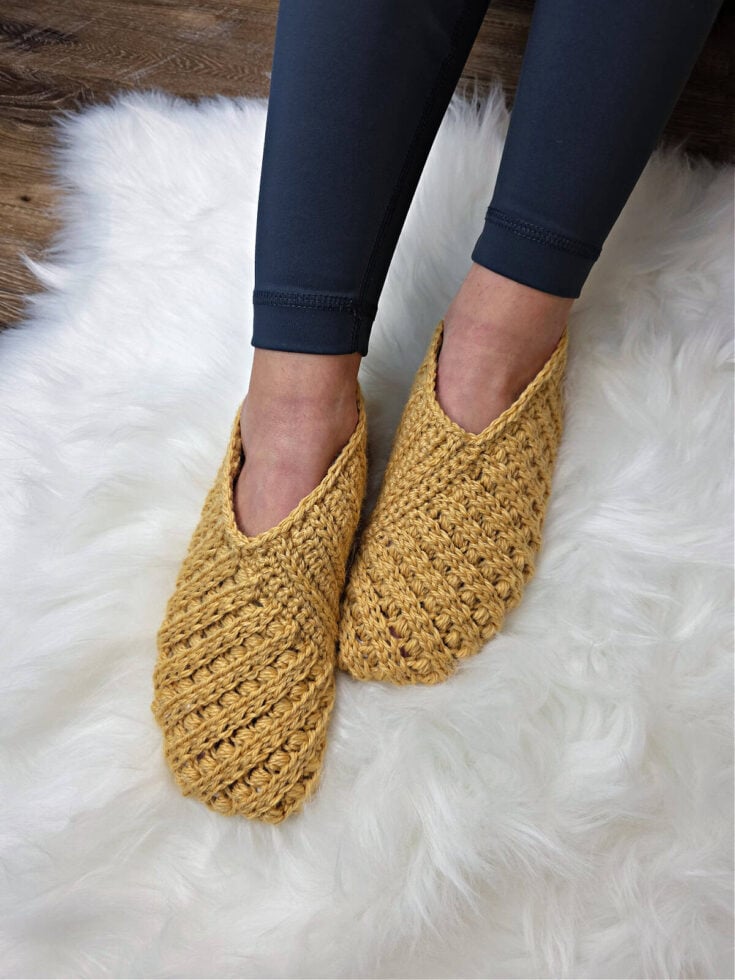 Willow Crochet Slippers free