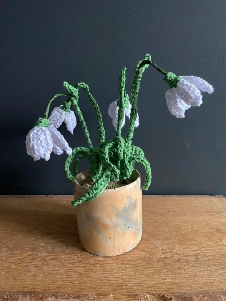 Image for Snowdrop Crochet Pattern for Mother’s Day