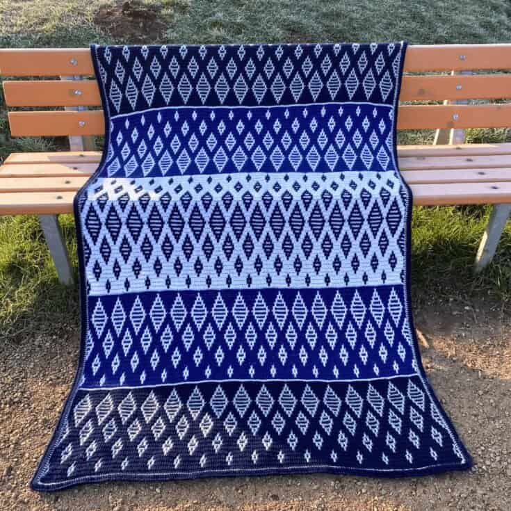 Image for Endless Diamonds Mosaic Blanket