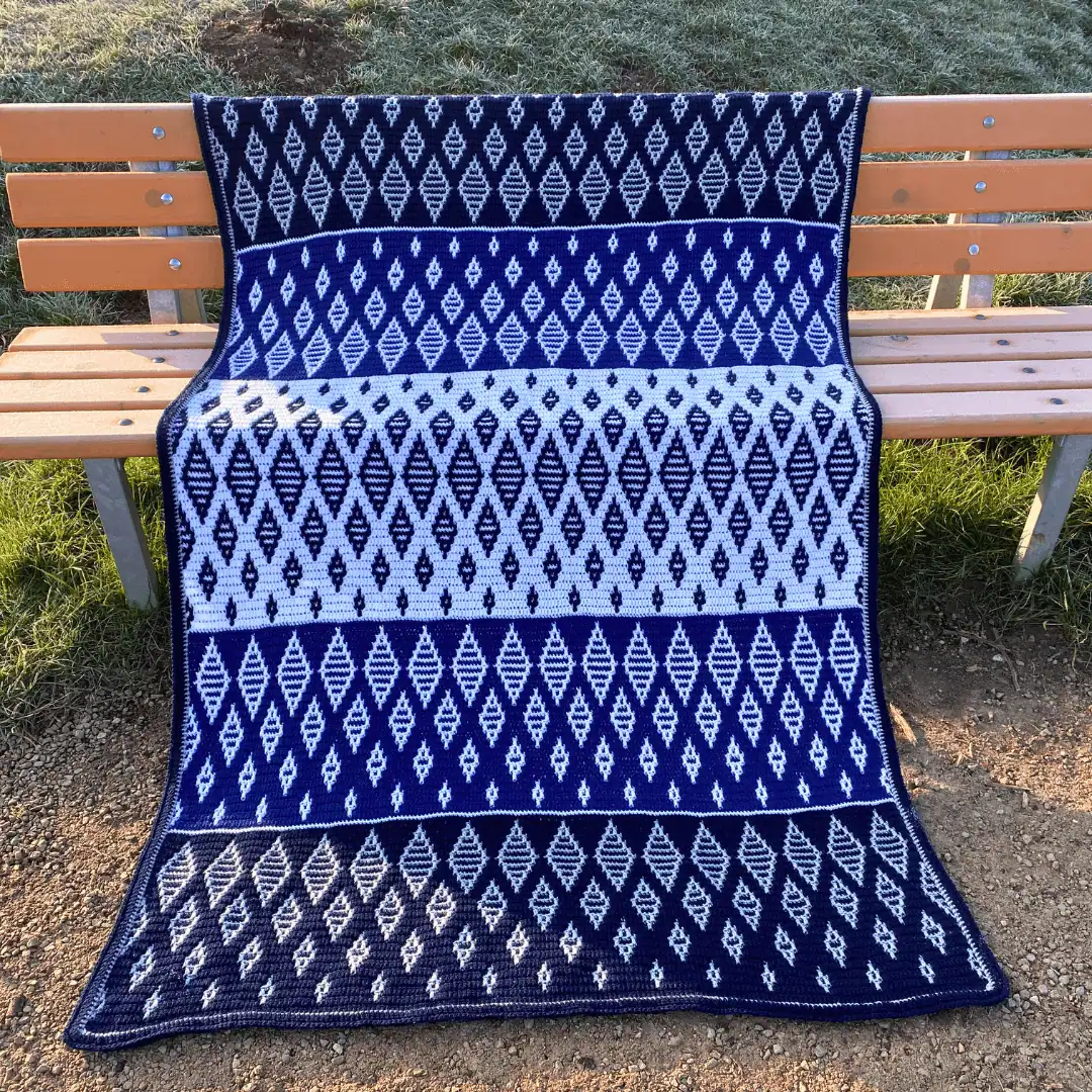 Image for Endless Diamonds Mosaic Blanket