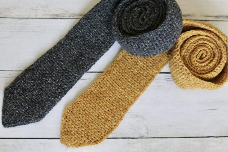 Mens Classic Necktie Crochet Pattern