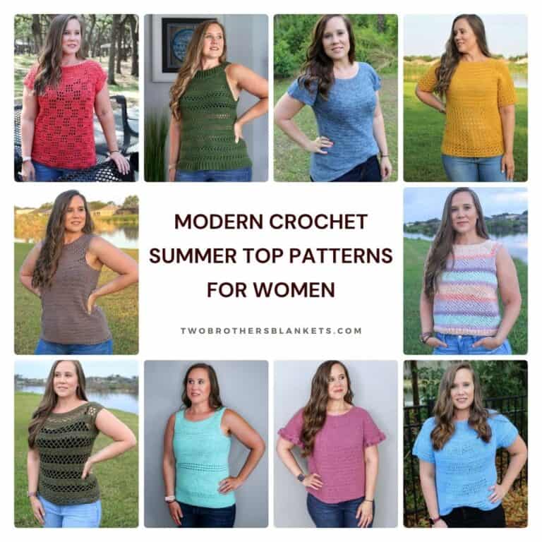 Modern Crochet Summer Top Patterns for Women