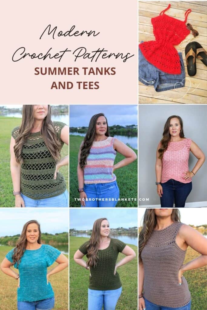 Modern Summer Crochet Tops