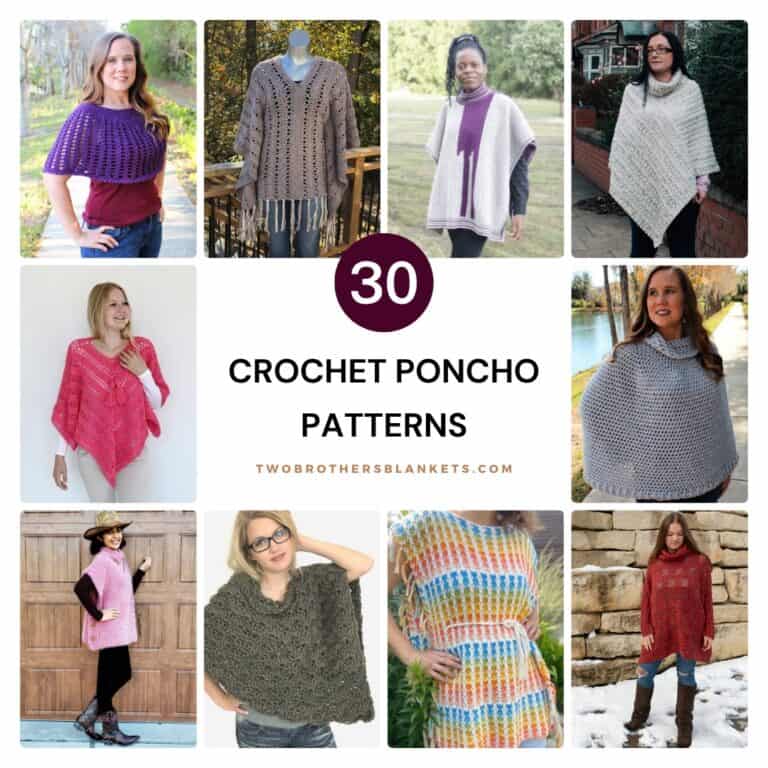 30 Crochet Poncho Patterns