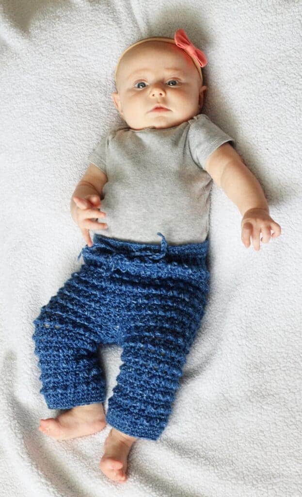 crochet baby pants pattern free