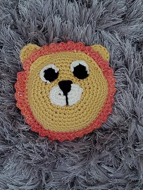 The Little Lion Baby Crochet Rattle Free