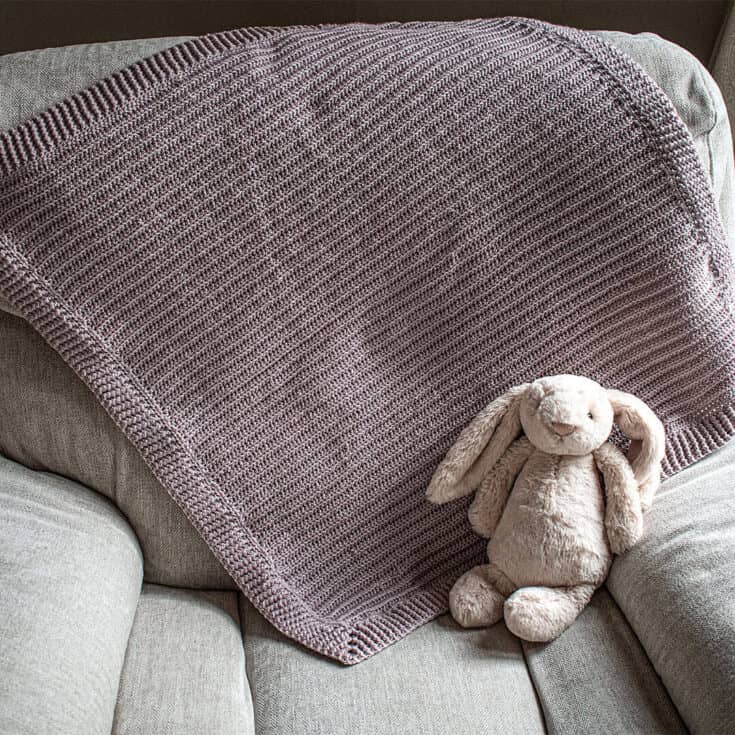A Free Baby Blanket Crochet Pattern Full of Texture and Love
