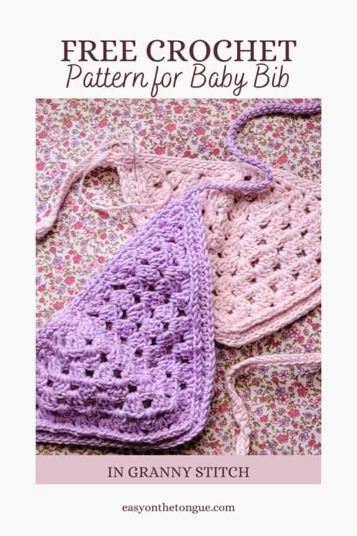 Image for Granny Stitch Bandana Bib