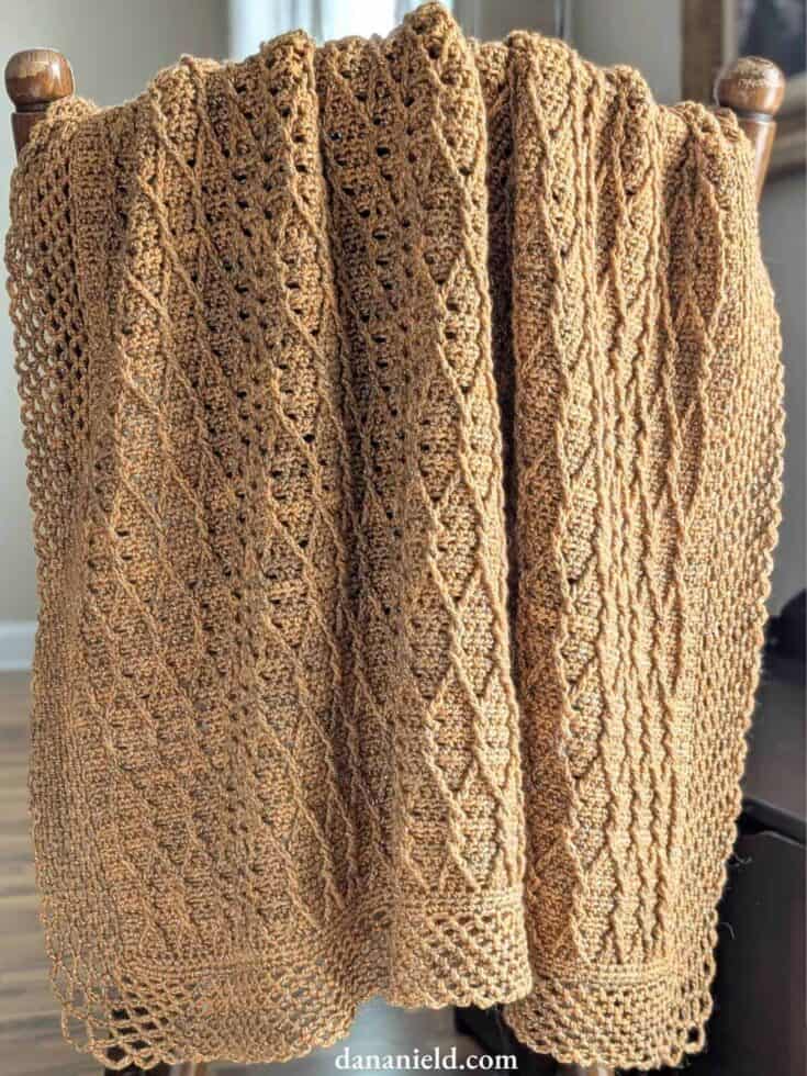 Image for Golden Trellis Baby Blanket