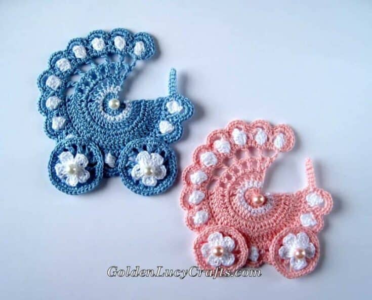 Image for Baby Stroller Applique Carriage Buggy Pram