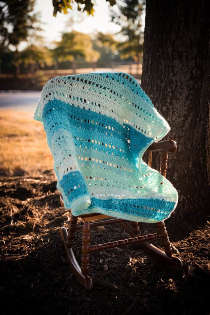 Image for Flowers & Showers Baby Blanket