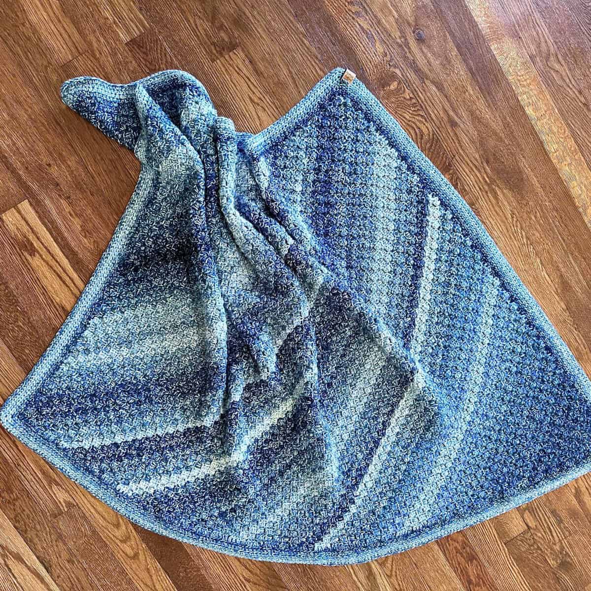 Image for Simple Ombre C2C Baby Blanket 