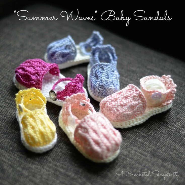Image for "Summer Waves" Baby Sandals