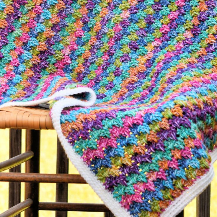 Image for Bitty Melted Crayons Baby Blanket