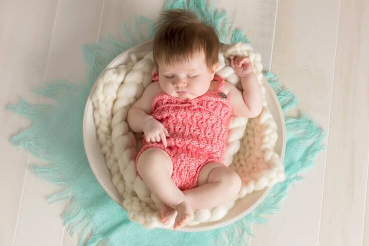 Image for Summer Waves Crochet Baby Romper