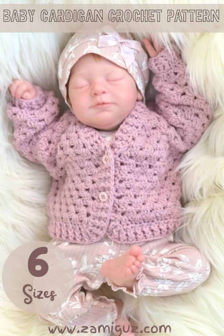 Image for Granny Stitch Baby Cardigan