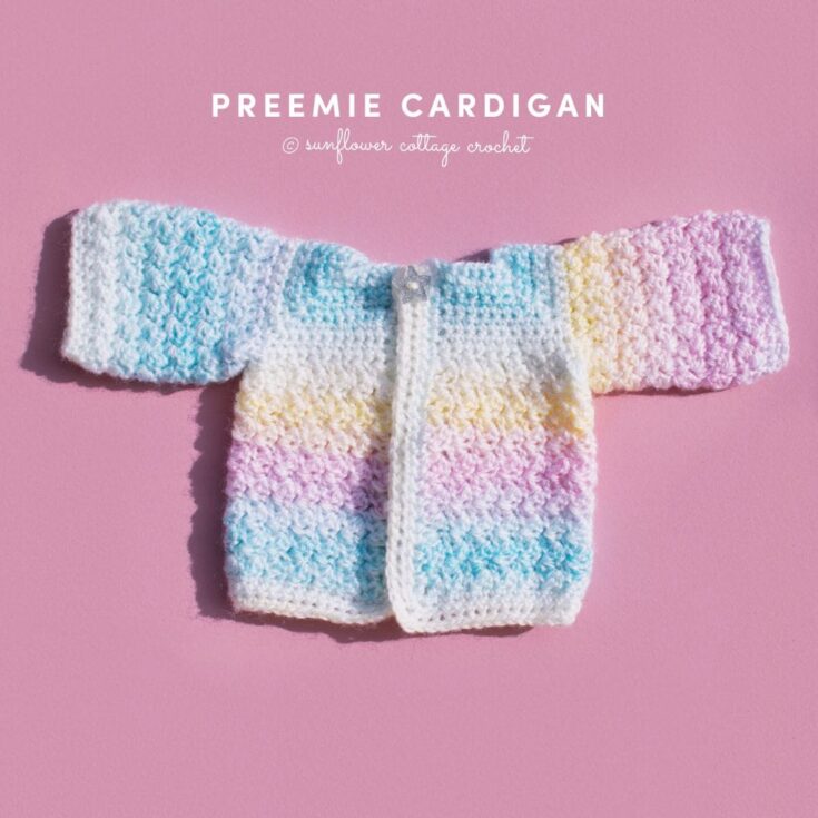 Image for Preemie Cardigan  pattern