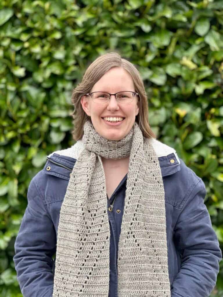 filet crochet scarf pattern